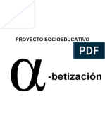 Proyecto Socioeducativo Alfabetización