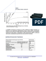 Especificaciones Técnicas Geogrilla Fibra de Vidrio 100-100 PDF