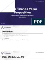 Open Finance Value Proposition