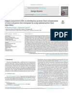 Impact Assessment of DG in Distribution Systems From Minimization of Total Real Power Loss Viewpoint by Using Optimal Power Flow Algorithms PDF
