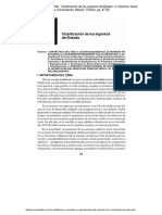 01) Vizcaíno, A. A. (2008). Clasificación de los ingresos del Estado en Derecho fiscal, colección de textos universitarios. México Themis, pp. 87-92.