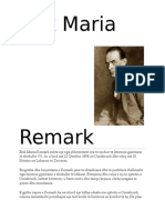 Erik Maria Remark