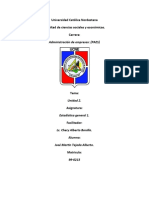 UCNE Estadística general 1: Tablas de frecuencias y análisis de datos