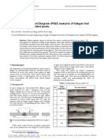Failure Assessment Diagram (FAD) Analysis of Fatigue Test Results For X65 Welded Joints