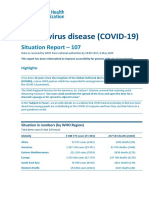 Coronavirus (COVID-19) Situation Report-107