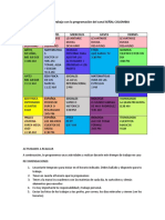 Horarios de Trabajo académico  con señal colombia Grados 6 a 11 