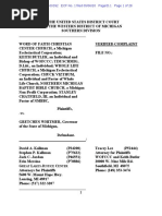 Church Lawsuit Against Whitmer