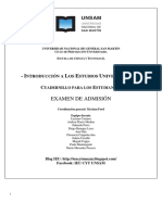 Ieu Admision Cuadernillo PDF