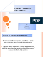 PN Sequence Generator USING MAT LAB