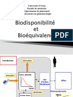7 Biodisponibilité Et Bioéquivalence 2015 Pharmacie