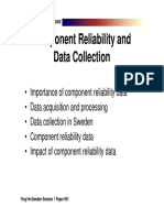 Component Reliability Data Collection and Analysis in Sweden