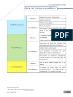Estructura TEXTO EXPOSITIVO PDF