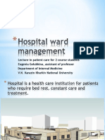 Lecture Hospital Ward Management 2course Golubkina