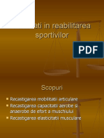 Proritati in reabilitarea sportivilor (cit)