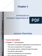 Introduction To Computer Organization & Architecture