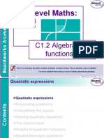 C1.2 Algebra and Functions 2