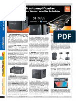 LINE ARRAY VRX932 Autoamplificada PDF