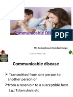 Communicable Disease: Mr. Pankaj Kusum Ramdas Khuspe