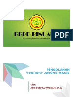 Bahan Tayang - Pengolahan Yoghurt Jagung Manis PDF