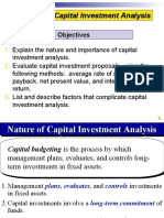 Chapter 24 - Capital Investment Analysis
