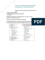 Tema 5 Clasificacion de Las Enfermedades Periodontales