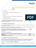 Cell Culture Guidelines: 1. Preparing An Aseptic Environment