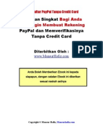 Panduan Daftar Paypal Tanpa Kartu Kredit