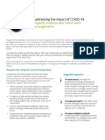 Digitally Enabled Alternative Work Arrangements: Addressing The Impact of COVID-19