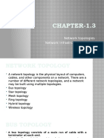 CHAPTER-1.3: Network Topologies Network Infrastructure Devices