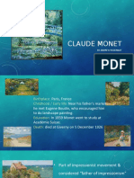 Claude Monet: by Andrew Rozenblit