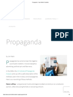 Propaganda - Open Minds Foundation
