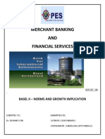 Merchant Banking AND Financial Services: Basel Ii - Norms and Growth Implication