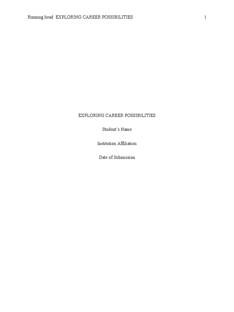 EXPLORING CAREER POSSIBILITIES - Edited | PDF | Paralegal | Lawyer