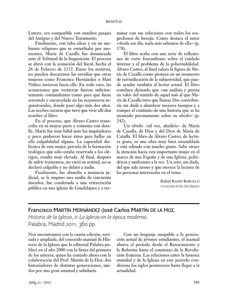 Historia de La Iglesia II - EPOCA MODERNA | PDF | Iglesia Católica ...