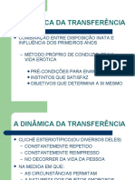 A DINAMICA DA TRANSFERENCIA