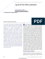 Chiral Tunnelling and The Klein Paradox in Graphene: Articles