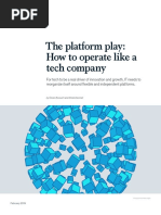 The Platform Play: How To Operate Like A Tech Company