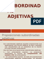 3-Teorã A-Proposiciones Subordinadas Adjetivas