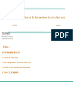 Analyse Du Bilan Et Formation Du Resultat Net