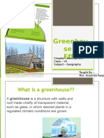 Greenhou Se Effect: Chapter - Atmosphere Class - VII Subject - Geography Taught by - Mrs. Anamika Ranjit