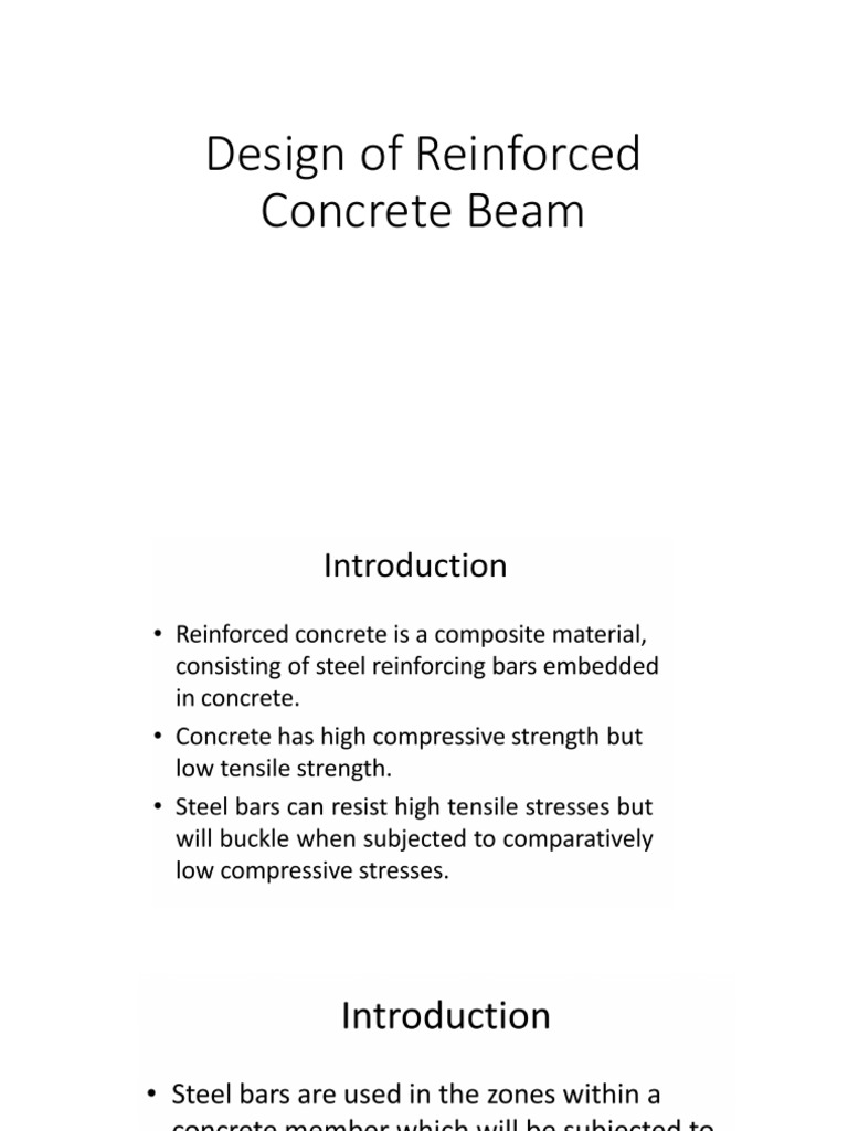 RCC Beam Design Steps Explained | PDF