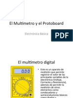 El Multimetro y El Protoboard