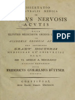 Dissertatio de Febribus Nervosis Acutis