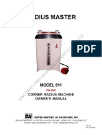 115V Radius Master Owners Manual