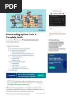 Documenting Python Code: A Complete Guide