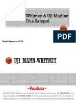 Statistik Non Parametrik Uji Mann-Whitne