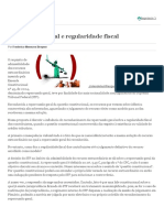 Artigo - Valor Econômico - Repercussão Geral e Regularidade Fiscal PDF