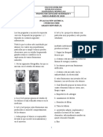 Evaluacion Quimica Septimo 7