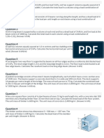 Calculate loads on structural elements