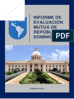 Informe de Evaludacion Mutua de Republica Dominicana PDF